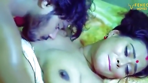 Devar Bhabhi And Indian Bhabhi In Bhabhi Ki Lal Saree Utaar Kar Devar Ji Ne Khoob Choda