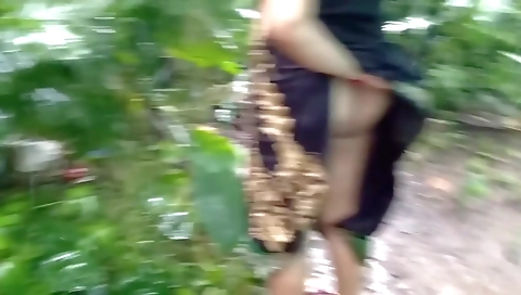 Best Ever Outdoor Pissing And Sex With My Desi Maid