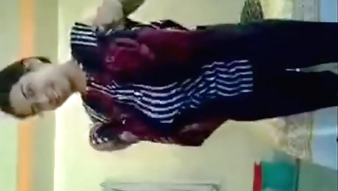 Indian Young Babe Stripping Salwar Suit Exposing Delicious Boobs