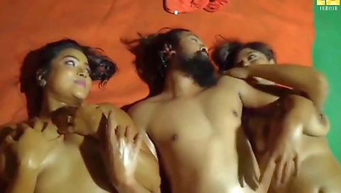 Desi Indian In Wrestling Threesome