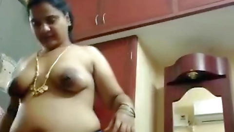 Long Haired Tamil Maami Full Nude Dressing