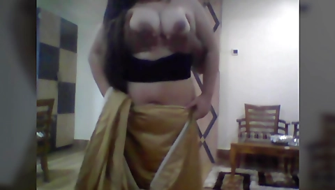 Indian Bhabi Pressing, Sucking And Fucking Hard With Huge Boobs