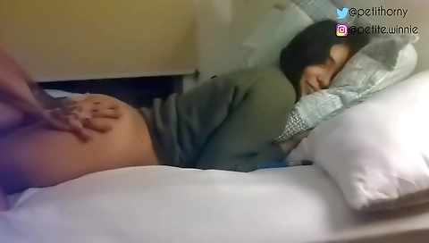 Under The Sheets - teen 18+ Anal Doggystyle Sex