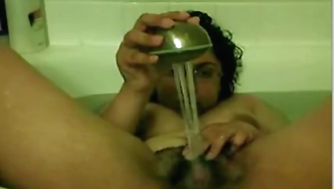Horny Girl Finger Herself For Lover In Shower