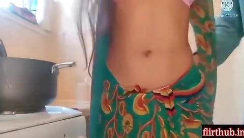 Gorgeous Busty Desi Indian Bhabhi Fucked In Kitchen