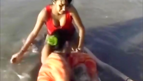 Threesome Indian Beach Fun With New Indian