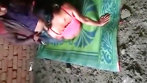 Desi Randi Fucking Outdoor In Threesome