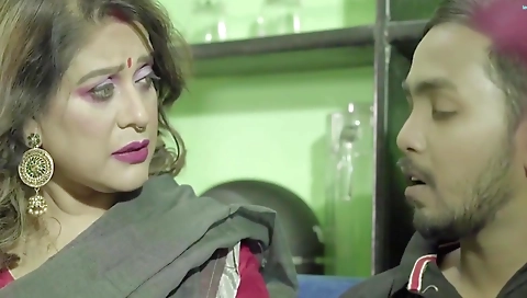 Stepson Sharing Horny Fuck With Hot Granny