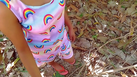 Sri Lankan Campus Girl Having Sex With Boyfriend In High-risk Outdoor Jungle