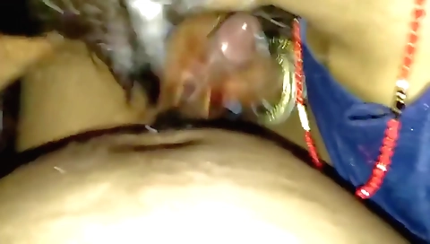 Indian Aunty Blowjob And Cum On Ass